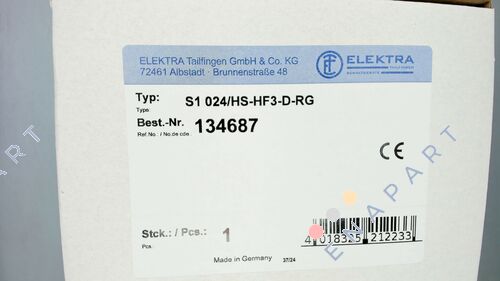 134687 // S1 024/HS-HF3-D-RG