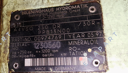 A4VSO250DR/30R-PPB13N00 / R910974769