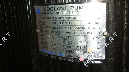 ACP-4000HMFS145 Pompe à liquide de refroidissement