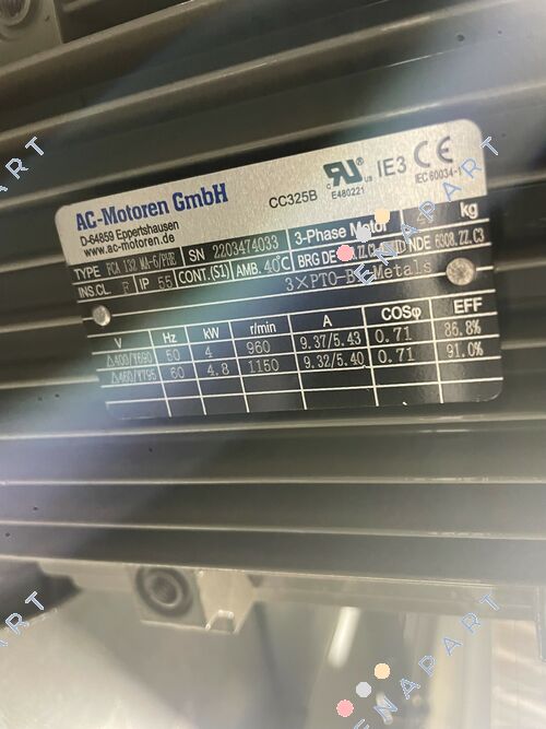 FCA 132 MA-6 / PHE Moteur asynchrone triphasé