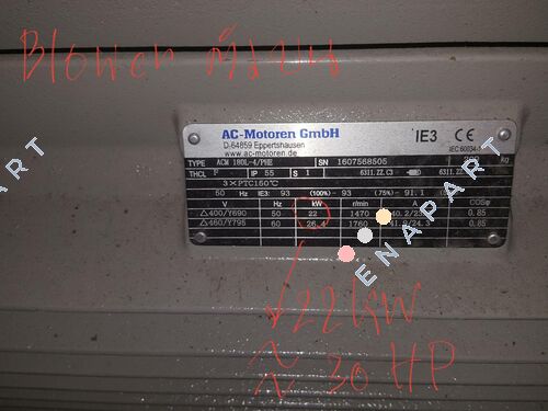 PDM-4-B3-22-180L-G-Z2 Moteur asynchrone triphasé haut de gamme