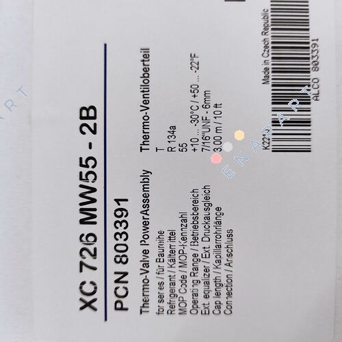 803391 / XC726-MW55-2B partie supérieure de la valve