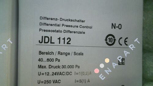 1599252 JDL-112 pressostat différentiel