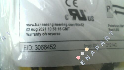 3066452 / QS18VP6LPQ8 Capteur optique polarisé rétroréfléchissant