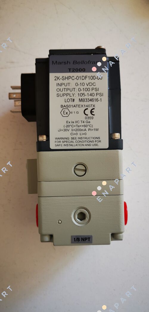 2KSHPC01DF10000 Transducteur pneumatique à sécurité intrinsèque T2000