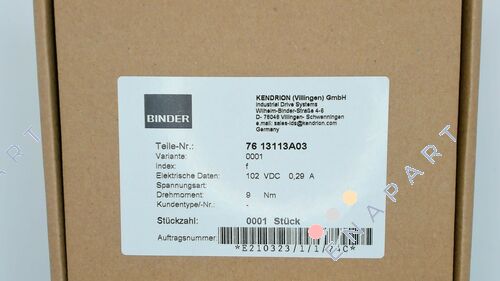 76 13113A03-0001 Frein à disque unique actionné par ressort