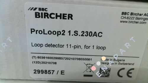 ProLoop2 1.S.230AC Détecteur de boucle à induction pour la détection de véhicules