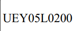 UEY05L0200 manette