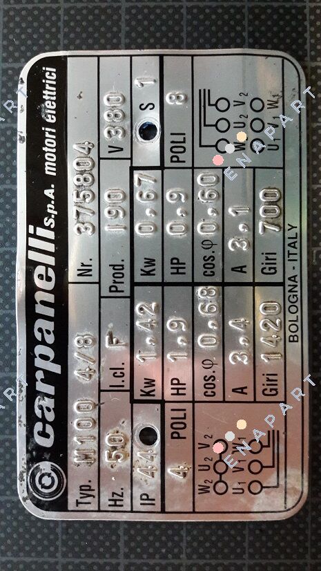 Typ 100p4-TB-SO moteur