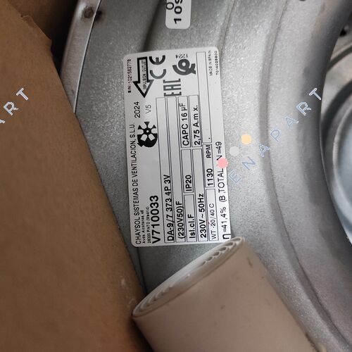 V710033 9/7 373 Watt 4 P -3 V ventilateur