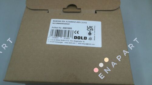 p/n: 0061853, Type: BA9034N 25A AC50/60HZ 400V 2-31S Relais de frein moteur