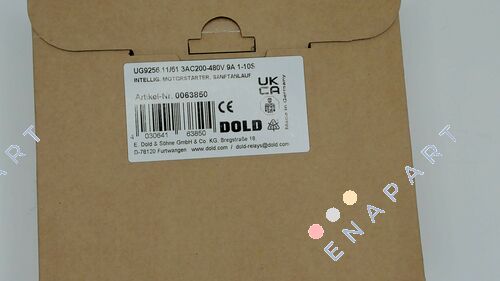 p/n: 0063850, Type: UG9256.11/61 3AC200-480V 9A 1-10S Démarreur intelligent