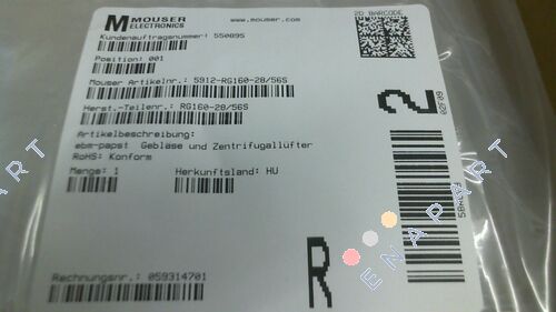 RG160-28/56S Souffleuses et centrifuges