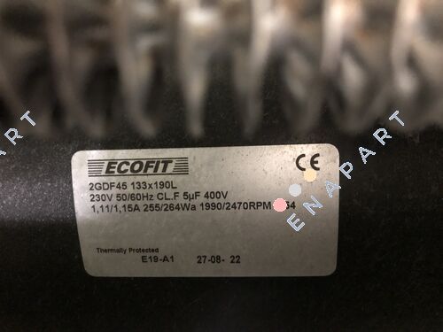 2GDF45 133x190L-E19-A1-3SP ventilateur