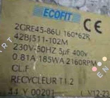 2GRE35 160x62R C27-A0p VENTILATEUR CENTRIFUGE