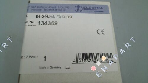 p/n: 134369 type: S1 011/HS-F3-D-RG interrupteur d'arrêt d'urgence principal