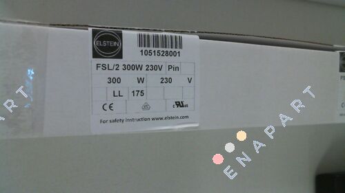 1051528001 / FSL/2 300W 230V émetteurs infrarouges