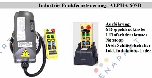 ALPHA 607BT Funkfernsteuerung