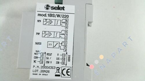 1BS/W/220 Interface du capteur