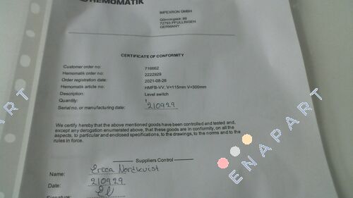 CERTIFICATE OF ORIGIN Document de certification