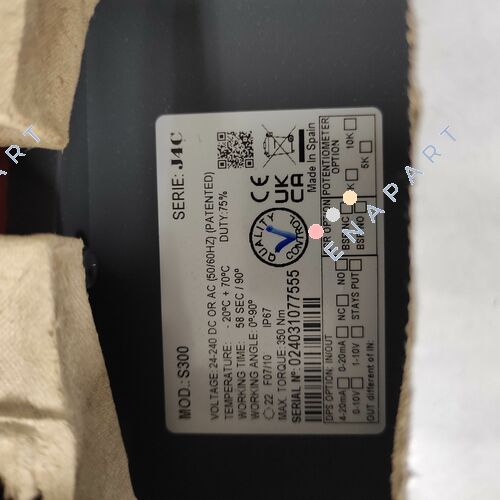 P/N: S4C000609, Type: J4C-S300 F07/F10 Actionneur à pivot