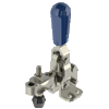 225 LB CAP Vertical Toggle Clamp with Flanged Base & Adjustable U-Bar