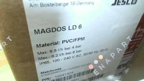 10241404  MAGDOS LD 6 PVC/FPM Pompe de dosage à membrane solénoïde