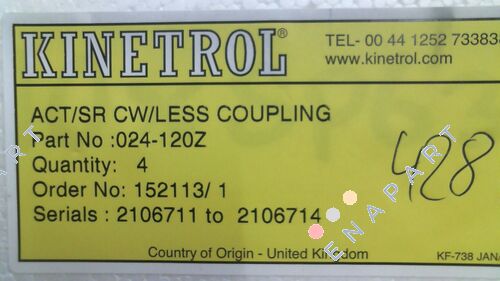 024-120Z actionneur quart de tour