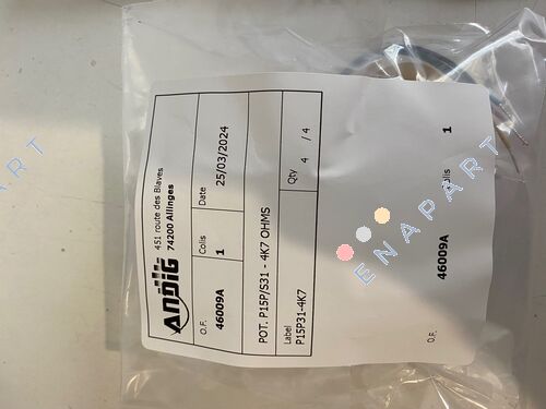 XKDZ15-4K7-TC+ Potentiomètre