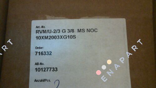 10XM2003XG10S contrôleur de débit RVM/U-2/3 G 3/8"