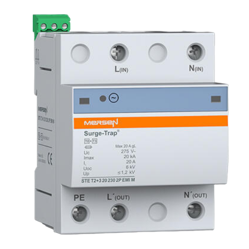 Power Line SPD - DIN-RAIL IEC TYPE 2+3/UL CSA