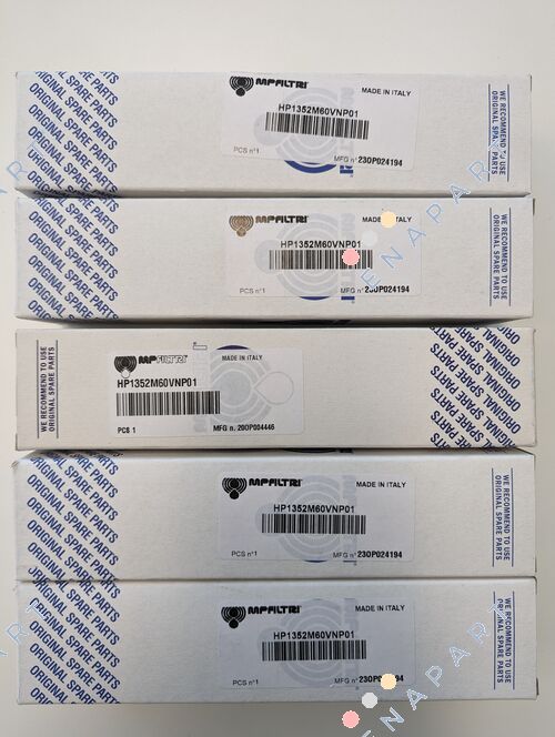 4335 / HP-135-2-M60-V-N-P01 ÉLÉMENT FILTRANT À MAILLES MÉTALLIQUES