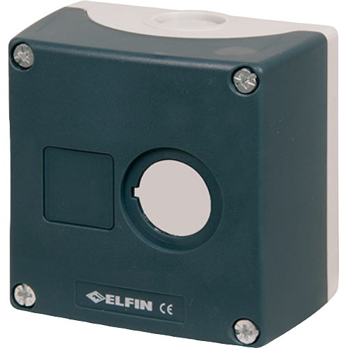 1-hole push-button enclosure 85x85 mm