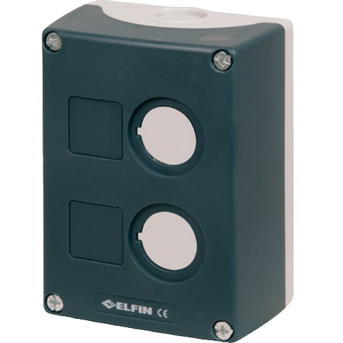2-hole push-button enclosure 85x114 mm