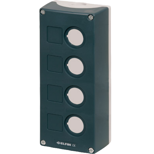 4-hole push-button enclosure 85x194 mm
