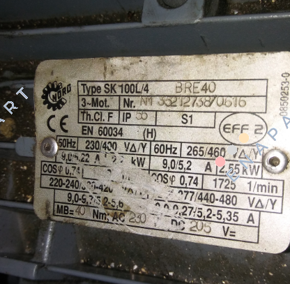 100L/4 BRE40 moteur