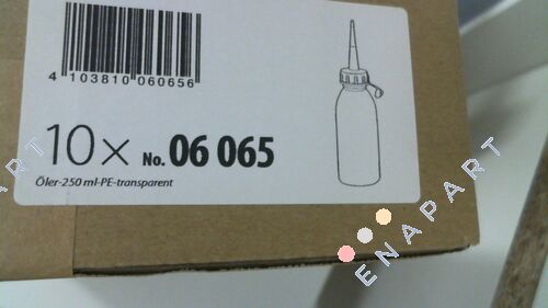 06 065 Beurre-250 ml PE-transparent avec couvercle