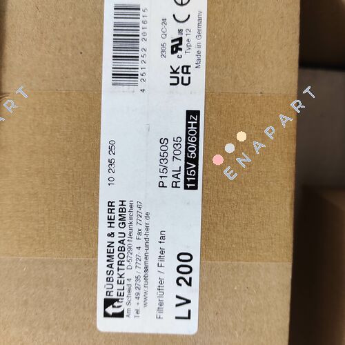 LV 200 - 115V AC Ventilation de l'armoire de commande et du boîtier