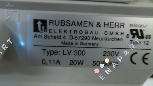 LV 300 (230V AC blowing) ventilateur et filtre