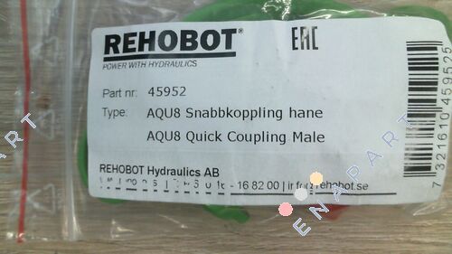 AQU8 (45952) Raccord rapide mâle