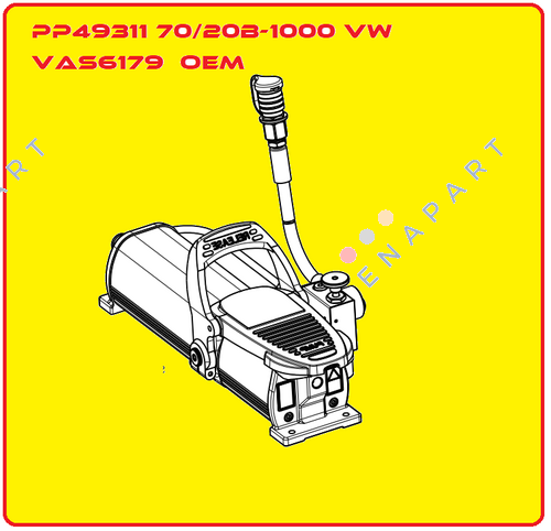 PP49311 70/20B-1000 VW VAS6179  oem pompe