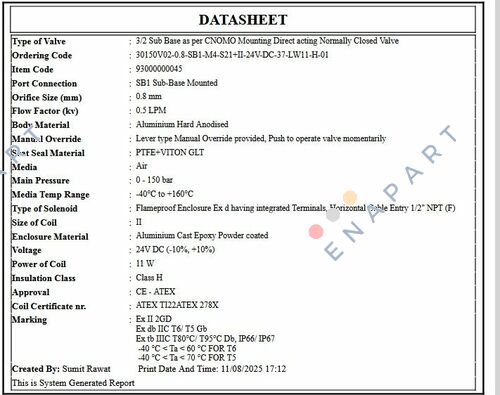 30150V02-0.8-SB1-M4-S21+II-24V--DC-37-LW11-H-01 vanne