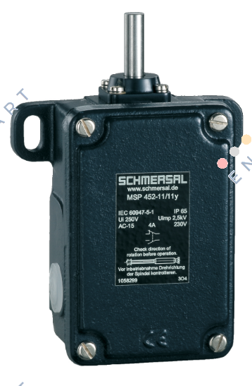 p/n: 101160615, Type: MSP 452-11/11Y-M20 Interrupteur à broche pour le courant de commande