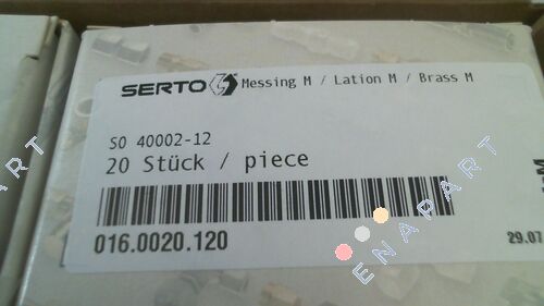 016.0020.120 / SO 40002-12 Broche de verrouillage