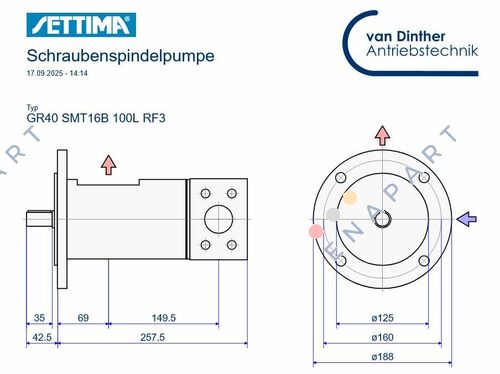 GR40-SMT16B-100L-RF3 pompe