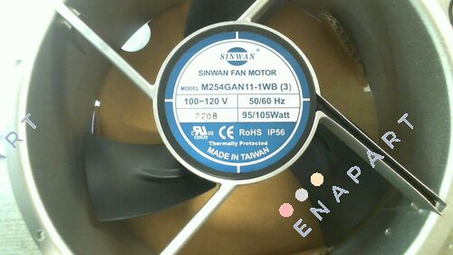 M254GAN11-1WB Ventilateur AC en métal