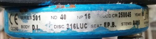 250045, ND40  Joint pour vanne
