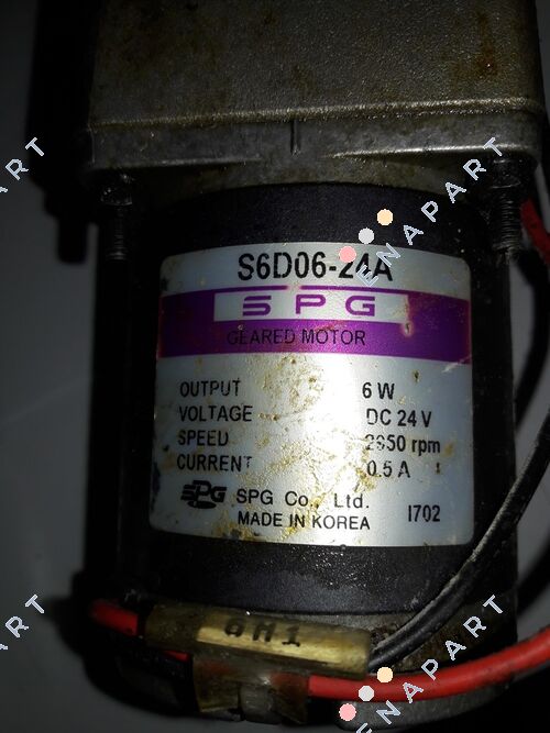 S6D06-24A MOTEUR ÉLECTRIQUE