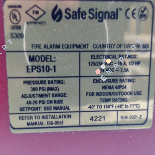 EPS10-1 Capteur de système