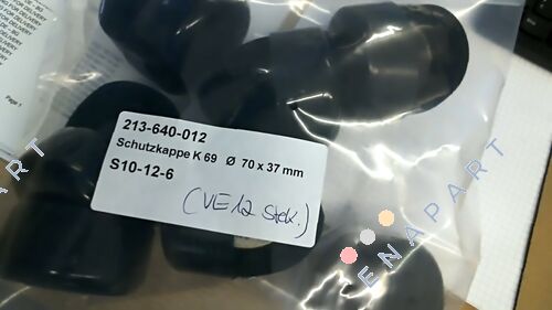 213-640-012 Capuchon de protection K 69 Ø 70 x 37 mm PVC Couleur : noir